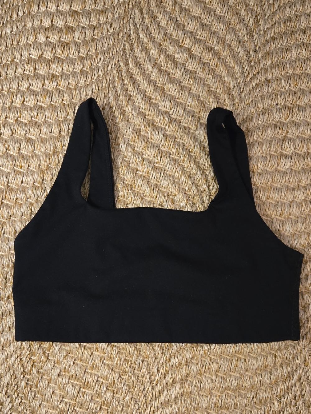 girlfriend collective Black Sports Bra Medium